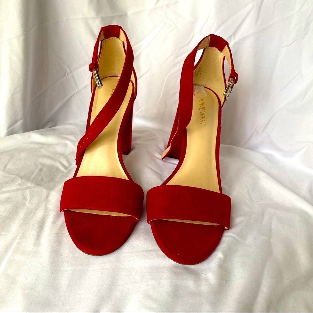 Nine West red heels